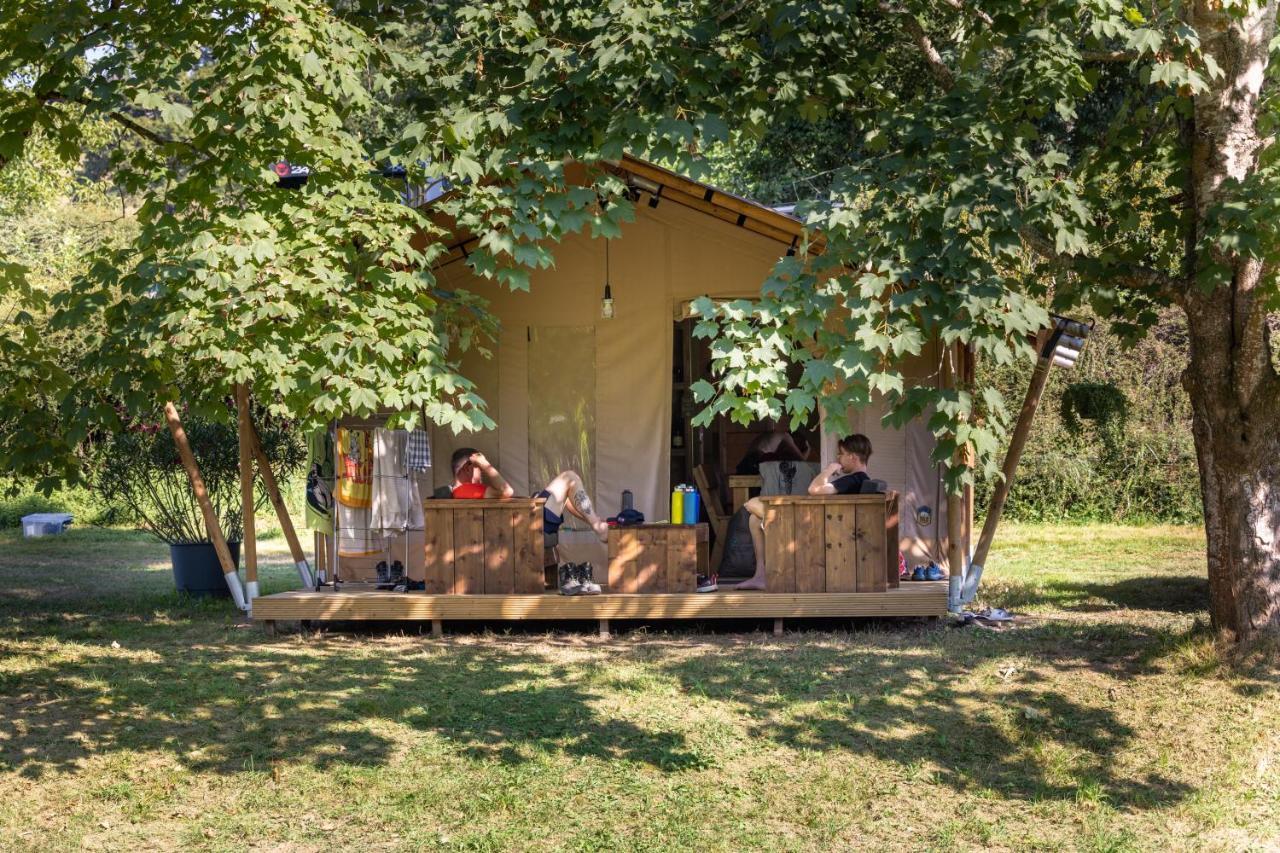 Tente Safari Lodge Ferme Carrique Tardets-Sorholus Dış mekan fotoğraf